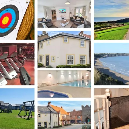 Corner - Part Of The The Bay Village With Pool, Gym And Direct Access, Pub, Restaurant, Tennis And Meadows Walks * Filey